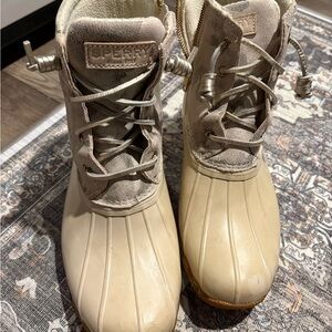 Sperry Tan Duck Boots